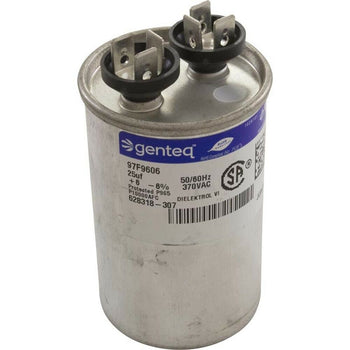 Genteq 25uF +/-6% Round Run Capacitor Replaces Waterway 319-0028